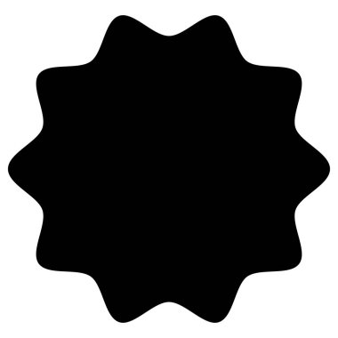 Boş düğme, pankart şekli, öge