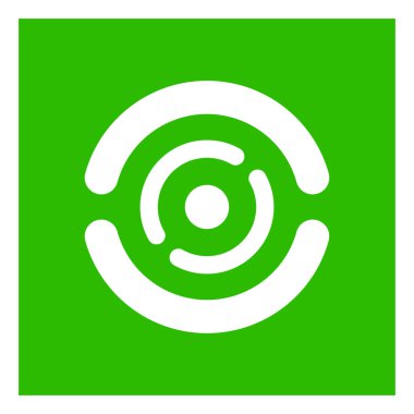 Yoğunlaşma, odaklanma ve hizalama kavramları için çapraz saç gibi soyut geometrik simge