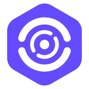 Yoğunlaşma, odaklanma ve hizalama kavramları için çapraz saç gibi soyut geometrik simge