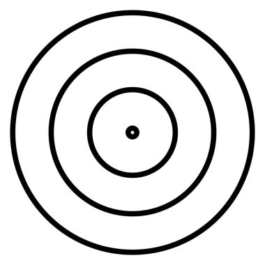 Eşmerkezli daireler. Radyasyon, dairesel daireler, çizgiler