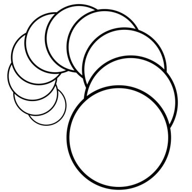 Soyut eşmerkezli çemberler. Girdap, sarmal, girdap, girdap tasarım elementi