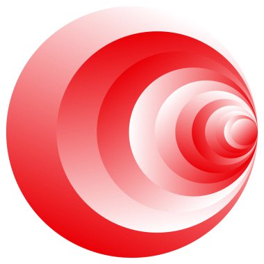 Soyut eşmerkezli çemberler. Girdap, sarmal, girdap, girdap tasarım elementi