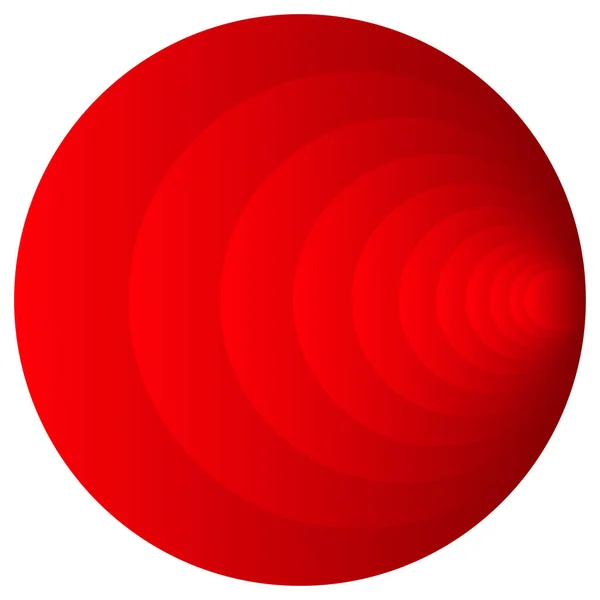 Αφηρημένοι Ομόκεντροι Κύκλοι Vortex Σπείρα Στροβιλισμός Στοιχείο Σχεδιασμού Στροβιλισμού — Διανυσματικό Αρχείο