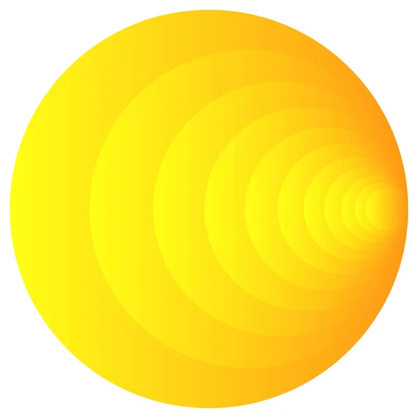 Abstrakte Konzentrische Kreise Wirbel Spirale Wirbel Wirbel Designelement — Stockvektor