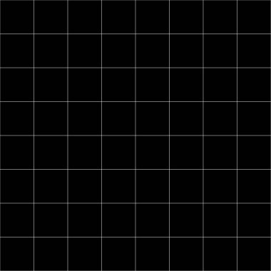 Siyah ve beyaz ızgara, ağ. Tekrarlanabilir grafikler, grafik kağıt deseni, doku ve arkaplan - stok vektör illüstrasyonu, klip- sanat grafikleri