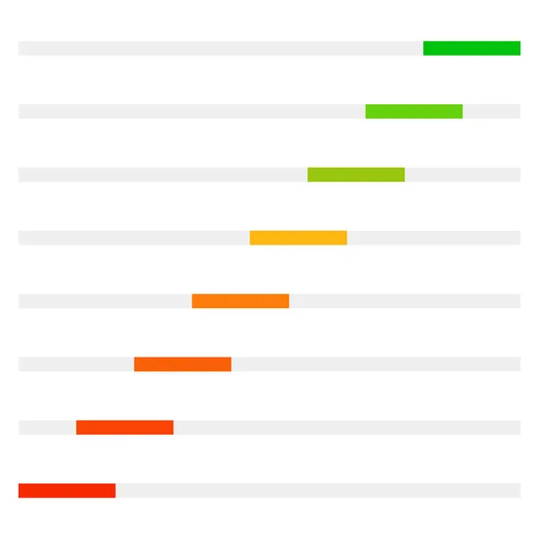 Прогресс Загрузка Решетки Шаги Фазы Загрузка Загрузочных Баров Векторная Иллюстрация — стоковый вектор