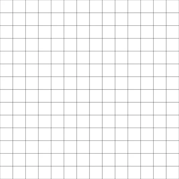 Cuadrícula Blanca Negra Malla Trazado Perfectamente Repetible Patrón Papel Gráfico — Vector de stock