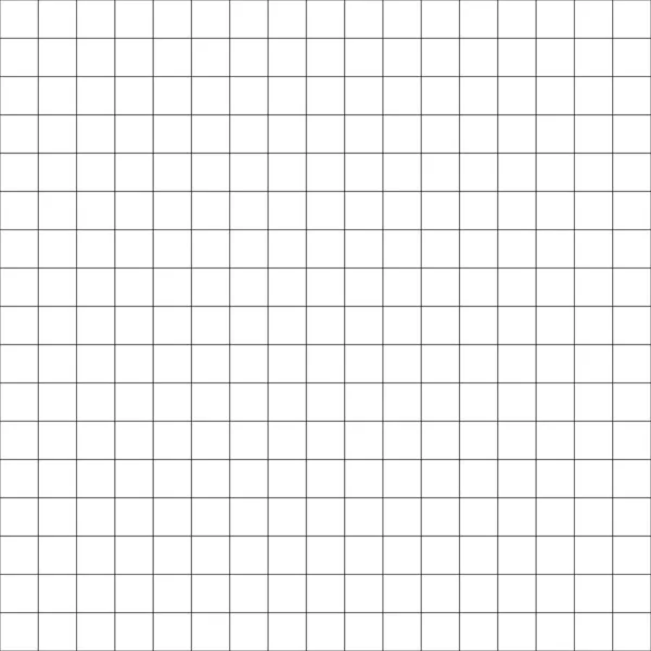Черно Белая Сетка Сетка Непрерывное Повторяющееся Построение Графика Рисунок Бумаге — стоковый вектор