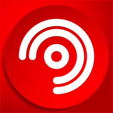 Kablosuz / Kablosuz bağlantı, Wifi sinyal sembolü, telekom, telekomünikasyon temaları için simge - stok vektör illüstrasyonu, klip- sanat grafikleri