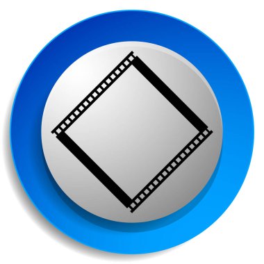 Fotoğraf / film şeridi silueti. Fotoğrafçılık, sinematografi temaları - stok vektör illüstrasyonu, klip- sanat grafikleri