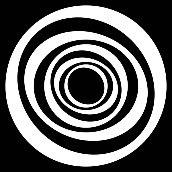 Concentrische Cirkels Abstract Visueel Design Element — Stockvector