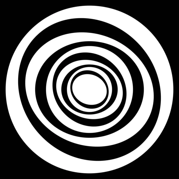 同心円抽象的な視覚設計要素 — ストックベクタ