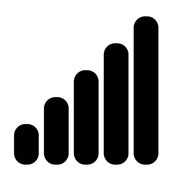 Schnurlose Drahtlose Verbindung Wifi Signalsymbol Symbol Für Telekommunikation Telekommunikationsthemen Aktienvektorillustration — Stockvektor