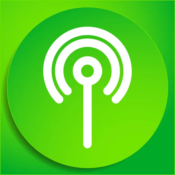 Cordless Wireless Connection Wifi Signal Symbol Icon Telecom Telecommunication Themes — Stock Vector