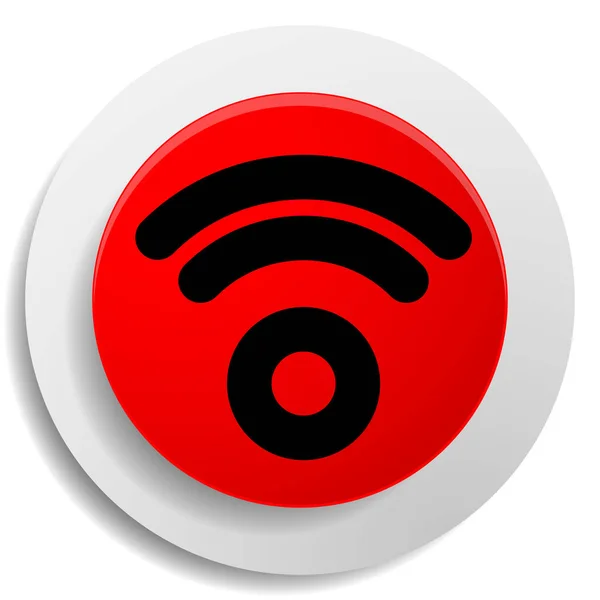 Connexion Sans Fil Sans Fil Symbole Signal Wifi Icône Pour — Image vectorielle