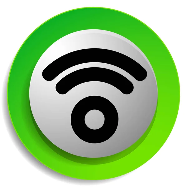 Connexion Sans Fil Sans Fil Symbole Signal Wifi Icône Pour — Image vectorielle