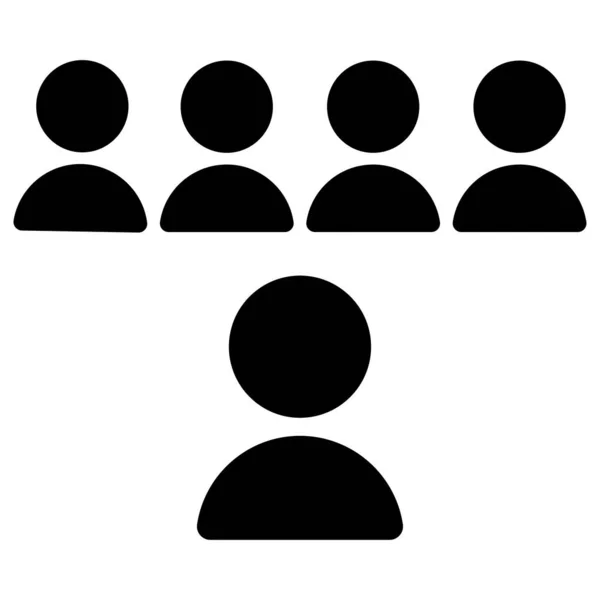 Mensch Menschenfigur Avatarsymbol Symbol Personal Mitarbeiter Mitarbeiter Collagensymbol Aktienvektorillustration Clip — Stockvektor