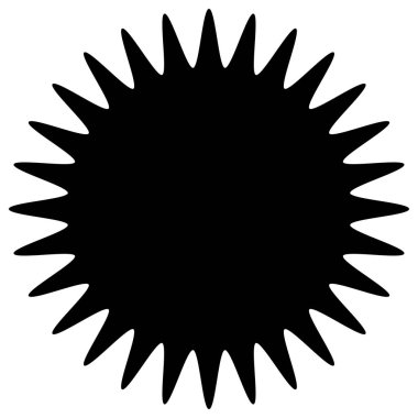 Yıldız patlaması, güneş patlaması etiketi, etiket. Terfi, pazarlama, satış kavramları için boş, boş fiyat flaşı - hisse vektör illüstrasyonu, klip- sanat grafikleri