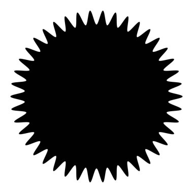 Yıldız patlaması, güneş patlaması etiketi, etiket. Terfi, pazarlama, satış kavramları için boş, boş fiyat flaşı - hisse vektör illüstrasyonu, klip- sanat grafikleri