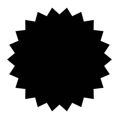 Yıldız patlaması, güneş patlaması etiketi, etiket. Terfi, pazarlama, satış kavramları için boş, boş fiyat flaşı - hisse vektör illüstrasyonu, klip- sanat grafikleri