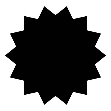 Yıldız patlaması, güneş patlaması etiketi, etiket. Terfi, pazarlama, satış kavramları için boş, boş fiyat flaşı - hisse vektör illüstrasyonu, klip- sanat grafikleri