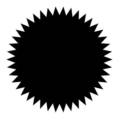 Yıldız patlaması, güneş patlaması etiketi, etiket. Terfi, pazarlama, satış kavramları için boş, boş fiyat flaşı - hisse vektör illüstrasyonu, klip- sanat grafikleri