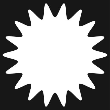 Yıldız patlaması, güneş patlaması etiketi, etiket. Terfi, pazarlama, satış kavramları için boş, boş fiyat flaşı - hisse vektör illüstrasyonu, klip- sanat grafikleri