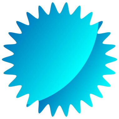 Yıldız patlaması, güneş patlaması etiketi, etiket. Terfi, pazarlama, satış kavramları için boş, boş fiyat flaşı - hisse vektör illüstrasyonu, klip- sanat grafikleri