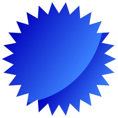 Yıldız patlaması, güneş patlaması etiketi, etiket. Terfi, pazarlama, satış kavramları için boş, boş fiyat flaşı - hisse vektör illüstrasyonu, klip- sanat grafikleri