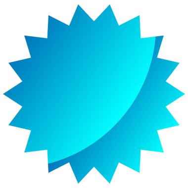 Yıldız patlaması, güneş patlaması etiketi, etiket. Terfi, pazarlama, satış kavramları için boş, boş fiyat flaşı - hisse vektör illüstrasyonu, klip- sanat grafikleri