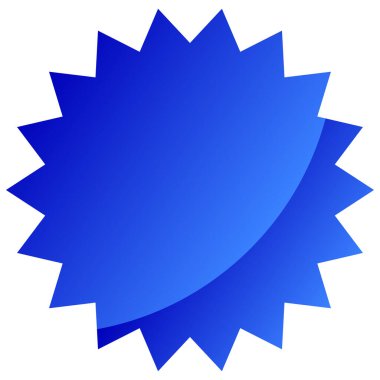 Yıldız patlaması, güneş patlaması etiketi, etiket. Terfi, pazarlama, satış kavramları için boş, boş fiyat flaşı - hisse vektör illüstrasyonu, klip- sanat grafikleri