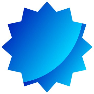 Yıldız patlaması, güneş patlaması etiketi, etiket. Terfi, pazarlama, satış kavramları için boş, boş fiyat flaşı - hisse vektör illüstrasyonu, klip- sanat grafikleri