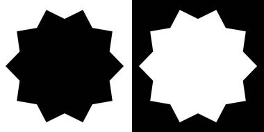 Yıldız patlaması, güneş patlaması etiketi, etiket. Terfi, pazarlama, satış kavramları için boş, boş fiyat flaşı - hisse vektör illüstrasyonu, klip- sanat grafikleri