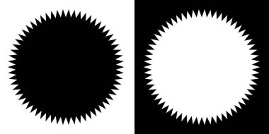 Yıldız patlaması, güneş patlaması etiketi, etiket. Terfi, pazarlama, satış kavramları için boş, boş fiyat flaşı - hisse vektör illüstrasyonu, klip- sanat grafikleri