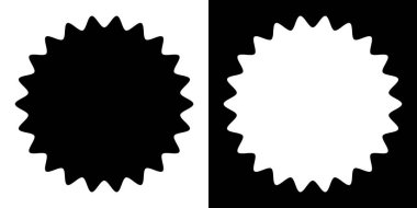 Yıldız patlaması, güneş patlaması etiketi, etiket. Terfi, pazarlama, satış kavramları için boş, boş fiyat flaşı - hisse vektör illüstrasyonu, klip- sanat grafikleri
