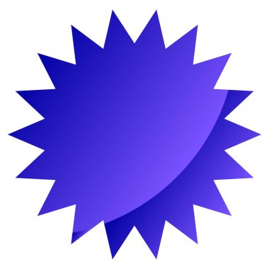 Yıldız patlaması, güneş patlaması etiketi, etiket. Terfi, pazarlama, satış kavramları için boş, boş fiyat flaşı - hisse vektör illüstrasyonu, klip- sanat grafikleri