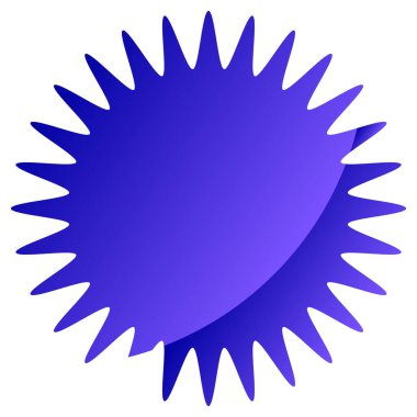 Yıldız patlaması, güneş patlaması etiketi, etiket. Terfi, pazarlama, satış kavramları için boş, boş fiyat flaşı - hisse vektör illüstrasyonu, klip- sanat grafikleri