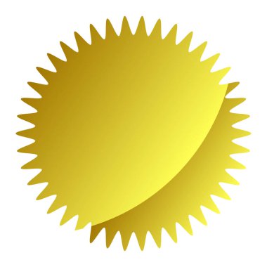 Yıldız patlaması, güneş patlaması etiketi, etiket. Terfi, pazarlama, satış kavramları için boş, boş fiyat flaşı - hisse vektör illüstrasyonu, klip- sanat grafikleri