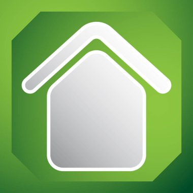 Ev, daire, kulübe simgesi, sembol ve logo