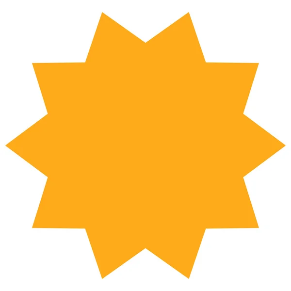 Starburst Precio Sunburst Etiqueta Flash Precio Vacío Blanco Para Promoción — Vector de stock