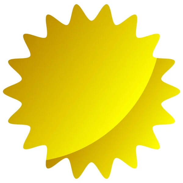 Sterrensprong Sunburst Prijskaartje Label Lege Lege Prijs Flash Voor Promotie — Stockvector