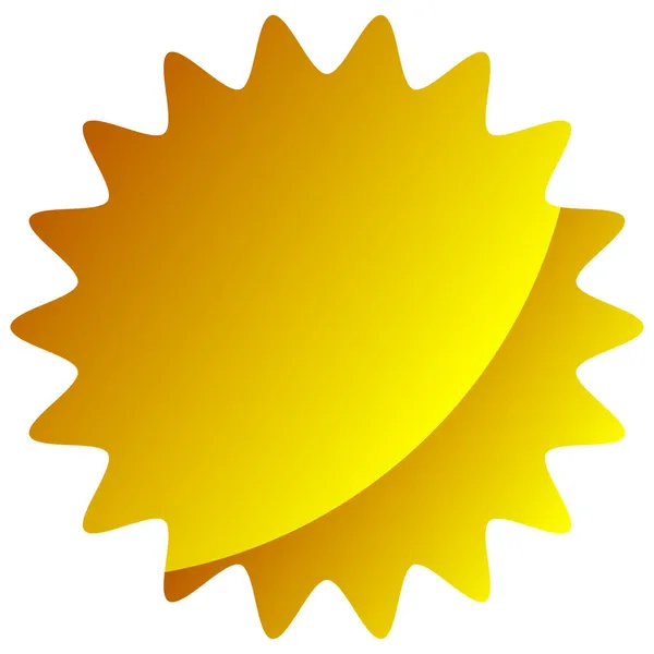 Starburst Cartellino Del Prezzo Sunburst Etichetta Flash Vuoto Vuoto Promozione — Vettoriale Stock