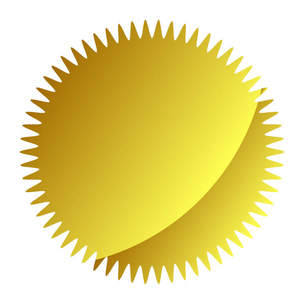 Starburst, sunburst price tag, label. Empty, blank price flash for promotion, marketing, sales concepts - stock vector illustration, clip-art graphics