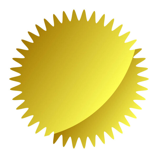 Starburst, sunburst price tag, label. Empty, blank price flash for promotion, marketing, sales concepts - stock vector illustration, clip-art graphics