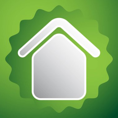 Ev, daire, kulübe simgesi, sembol ve logo