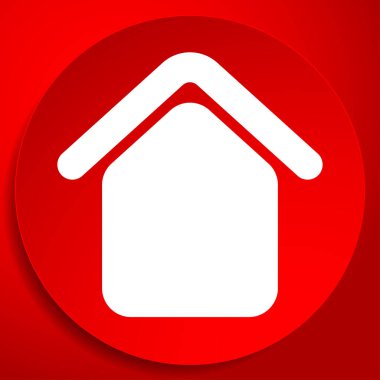 Ev, daire, kulübe simgesi, sembol ve logo