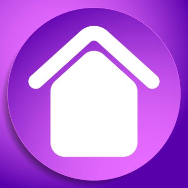 Ev, daire, kulübe simgesi, sembol ve logo