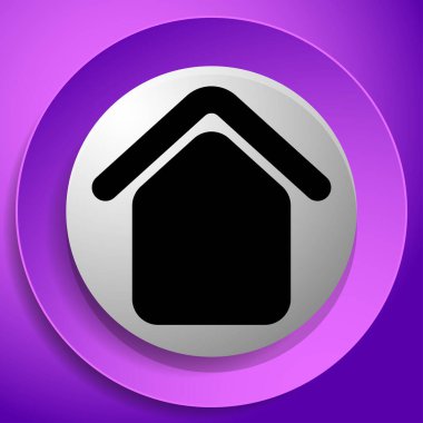 Ev, daire, kulübe simgesi, sembol ve logo