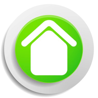Ev, daire, kulübe simgesi, sembol ve logo