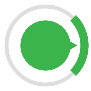 Ölçü, metre, farklı bölümler, bölümler ve bölümler içeren simge çevir. Tokmak, metre, gösterge ve seviye simgesi, sembol - stok vektör illüstrasyonu, klip- sanat grafikleri